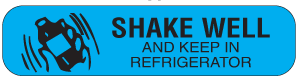 SHAKE WELL-KEEP IN REFRIGERATOR