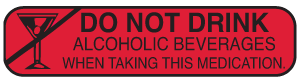 DO NOT DRINK ALCOHOL BEV.