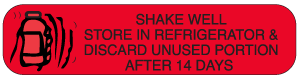 SHAKE WELL STORE IN FRIG